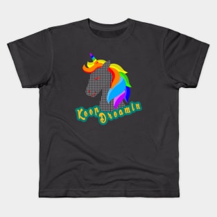 keep dreamin unicorn - magical creature Kids T-Shirt